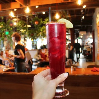 Acova - The It's Berry Hot was made with Tanteo jalapeño tequila, leopold bros. blackberry liqueur, fresh lime juice, agave, on the rocks, & tajin. - New American Near Me - Denver, Colorado Acova - The It's Berry Hot was made with Tanteo jalapeño tequila, leopold bros. blackberry liqueur, fresh lime juice, agave, on the rocks, & tajin. - New American Near Me - Denver, Colorado