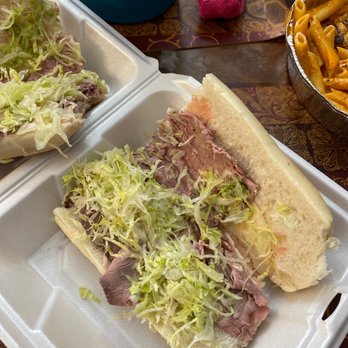 Pino's Pizza & Restaurant - #11 Large Roast Beef and Provolone Sub, literally two slices of roast beef and one slice of provolone cheese. $10.99 for this? - Pizza Near Me - Woodbridge, New Jersey