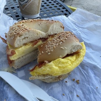 St. Pete Bagel Co. - Egg, Cheese, and Meat Sandwich - Donuts Near Me - Kenneth City, Florida St. Pete Bagel Co. - Egg, Cheese, and Meat Sandwich - Donuts Near Me - Kenneth City, Florida