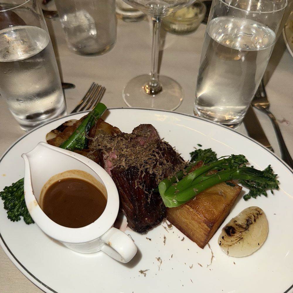 Marlow East - 2 piece steak strip with truffle that was non existent - New American Near Me - New York, New York