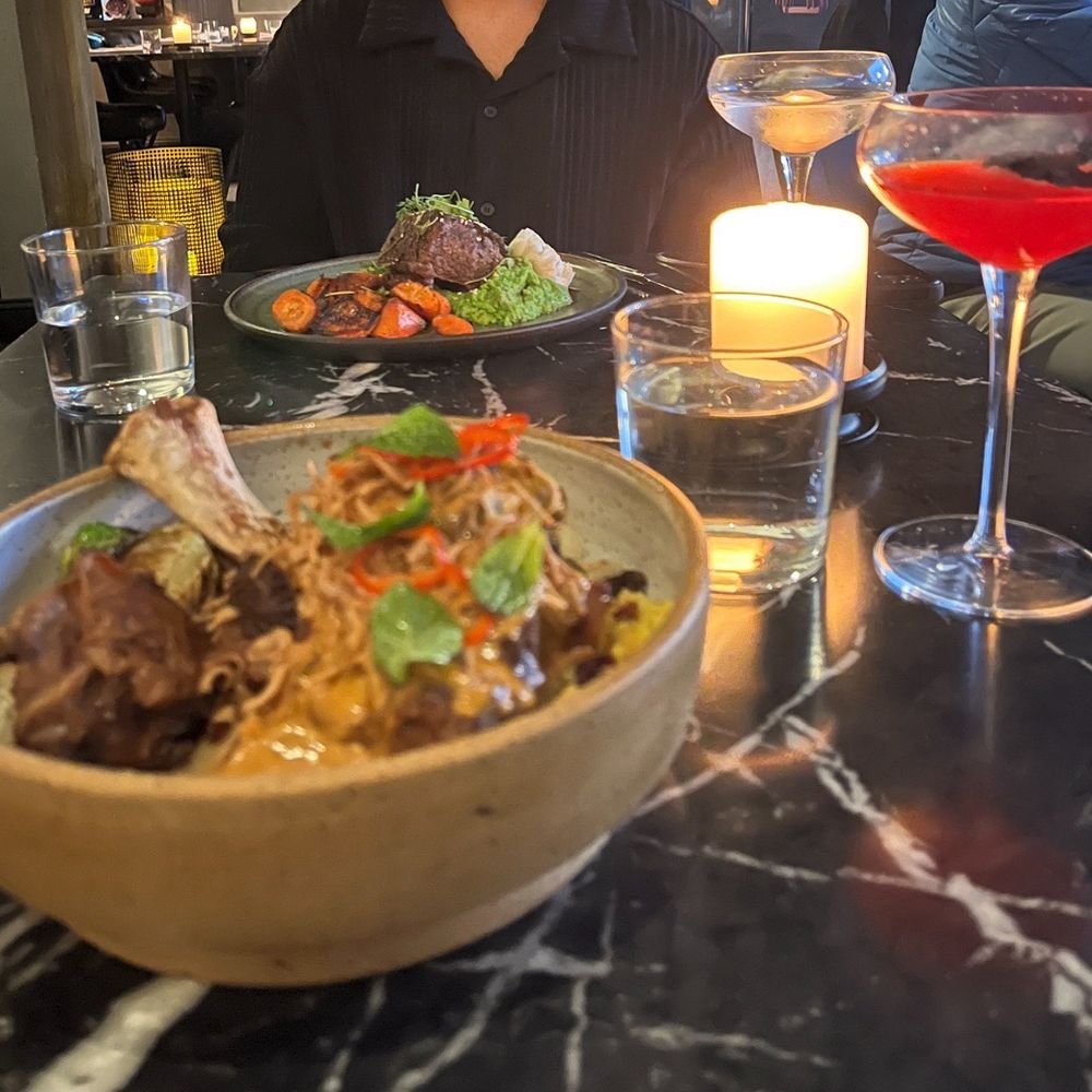Lamb chops in massaman curry