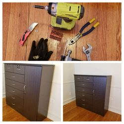 Assembly and Installation of Roselyn 7 drawer gentleman's chest.