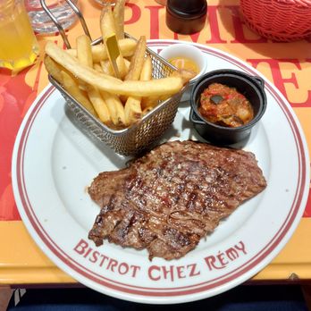 Bistrot Chez Rémy - Grilled Steak and French Fries - French Near Me - Chessy, 77 Bistrot Chez Rémy - Grilled Steak and French Fries - French Near Me - Chessy, 77