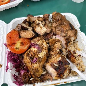 Bonney's - Half pork half chicken over - Tapas/Small Plates Near Me - Metuchen, New Jersey
