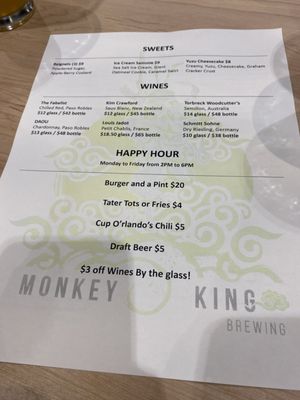 Menu photo 8 Monkey King Brewing Eastvale, CA Menu photo 8 Monkey King Brewing Eastvale, CA