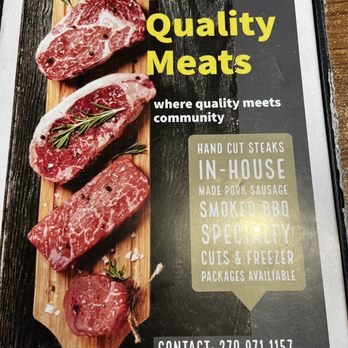 Farmer's Feed Mill Restaurant - meat on a cutting board - New American Near Me - Leitchfield, Kentucky