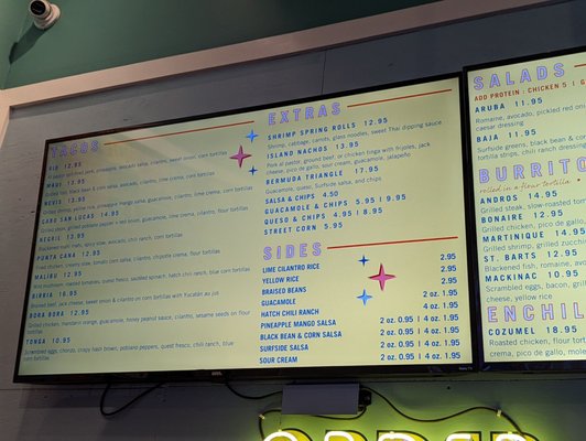 Menu photo 8 Surfside Taco Stand Washington, DC, DC