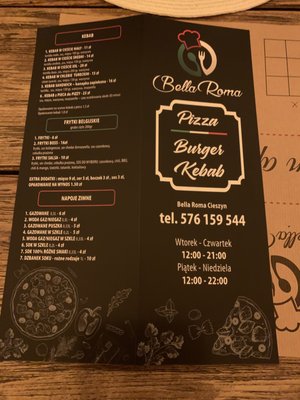 Menu photo 1