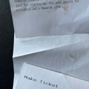 Jet's Pizza - Receipt - Pizza Near Me - Schaumburg, Illinois