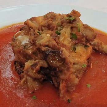 Celestino Restaurant - eggplant parm (close up) - Italian Near Me - Pasadena, California