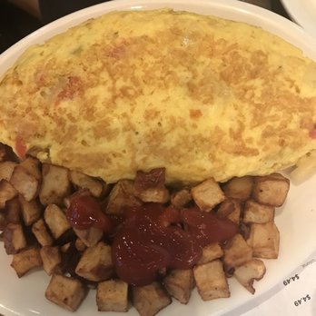 Buttermilk - Kids cheese omelette with tomatoes - Coffee & Tea Near Me - Naperville, Illinois