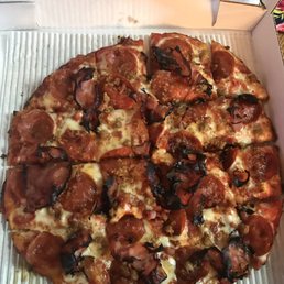 Meat pizza on thin crust was delicious.. definitely recommend! Meat pizza on thin crust was delicious.. definitely recommend!