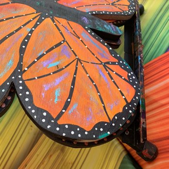 ARTrageous Brush & Flow - Wood cutout butterfly - Paint & Sip Near Me - Philadelphia, Pennsylvania