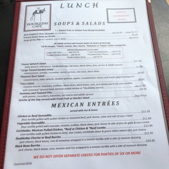Doubleday Cafe - American Near Me - Cooperstown, New York