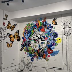 BLOC Dispensary - Beautiful mural inside Bloc Dispensary