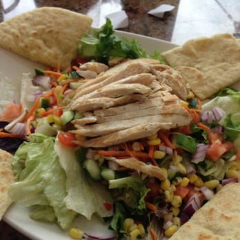 Deerfield Beach Cafe - Surfer Salad with add-on chicken. Huge portion size - Breakfast & Brunch Near Me - Deerfield Beach, Florida Deerfield Beach Cafe - Surfer Salad with add-on chicken. Huge portion size - Breakfast & Brunch Near Me - Deerfield Beach, Florida