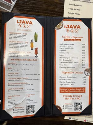 Menu photo 2 iJava Cafe San Jose, CA Menu photo 2 iJava Cafe San Jose, CA