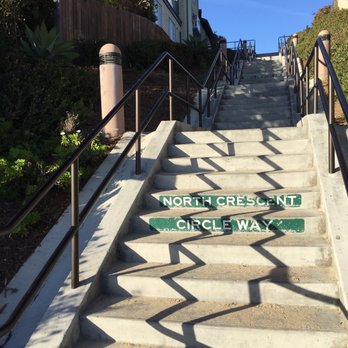 Crescent Bay Beach - Stairs from beach. If you go up and to the left you can access the park - Beaches Near Me - Laguna Beach, California Crescent Bay Beach - Stairs from beach. If you go up and to the left you can access the park - Beaches Near Me - Laguna Beach, California