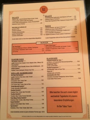 Menu photo 2 Bar Tabac Hamburg, HH