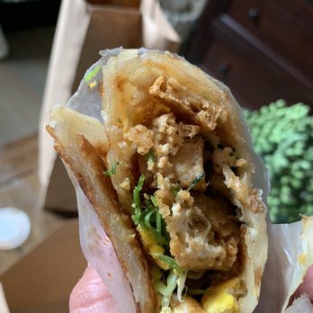 Mukja Food Truck - Tofu Scallion Wrap - Food Trucks Near Me - Denver, Colorado