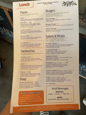 Menu photo 2 Nutmeg Bakery & Cafe San Diego, CA Menu photo 2 Nutmeg Bakery & Cafe San Diego, CA