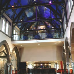 Alisdair Gray's painted ceiling in Oran Mor, taken from perfectcircleart.com's website