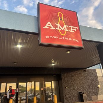AMF Spare Time Lanes - AMF sign, used to be just "Spare Time" - Bowling Near Me - Arlington, Texas