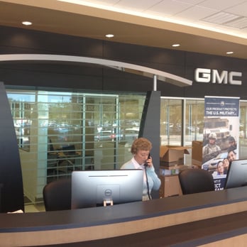 Gainesville GMC - Miss Martha at our New Receptionist Desk - Auto Repair Near Me - Gainesville, Florida