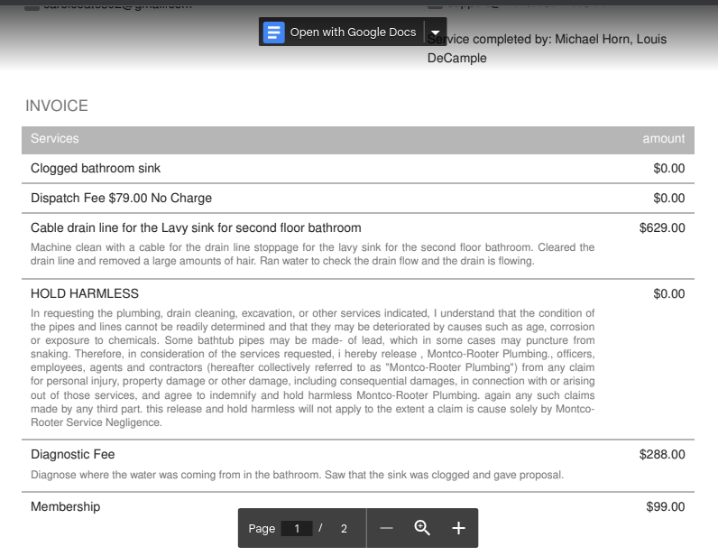 Slide of MONTCO Rooter