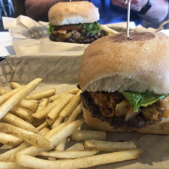 LA Burger - Each to our own ;) we do share fries. - Burgers Near Me - Grapevine, Texas