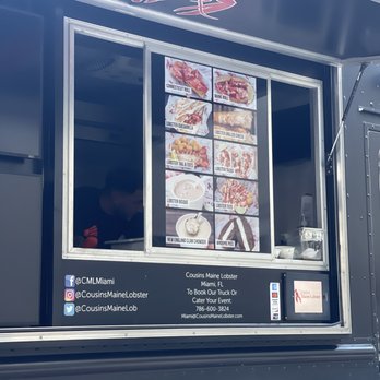 Cousins Maine Lobster - Menu (prices listed online but not on food truck) - Food Trucks Near Me - Pompano Beach, Florida