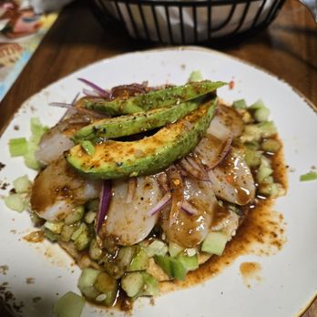 Mariscos Choix - Scallop tostada - Seafood Near Me - Pico Rivera, California