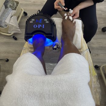 Joy Joy Nail & Spa - Gel Pedicure with White Toes. - Nail Salons Near Me - San Francisco, California Joy Joy Nail & Spa - Gel Pedicure with White Toes. - Nail Salons Near Me - San Francisco, California
