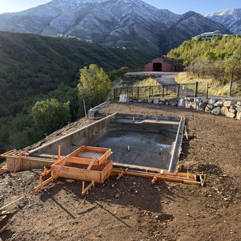 Timberline Falls - Pool still at shot Crete . No equipment , slide , pavers , tile etc - Pool & Hot Tub Service Near Me - Saratoga Springs, Utah