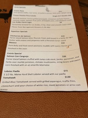 Menu photo 5 Los Andes Restaurant Providence, RI Menu photo 5 Los Andes Restaurant Providence, RI