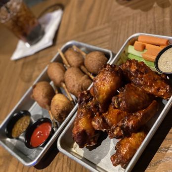 Playfield 76 - Mini corn dogs and wings - Bars Near Me - Reno, Nevada Playfield 76 - Mini corn dogs and wings - Bars Near Me - Reno, Nevada