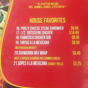 Fatima's Grill - Mediterranean Near Me - Downey, California