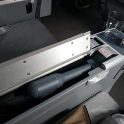 Norwegian Air Shuttle - Pull out entertainment center on the dreamliner