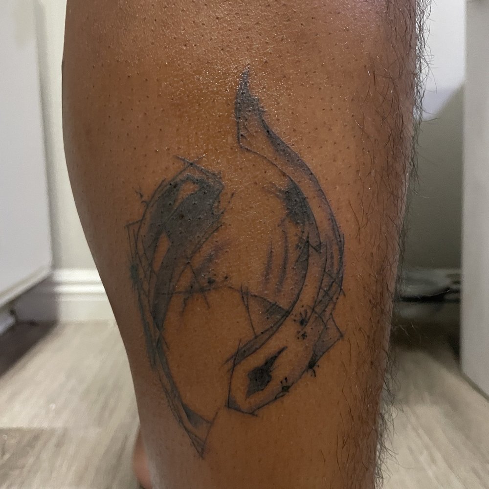 Golden Triangle Art Studio - Abstract Koi - Tattoo Near Me - Upland, California Golden Triangle Art Studio - Abstract Koi - Tattoo Near Me - Upland, California