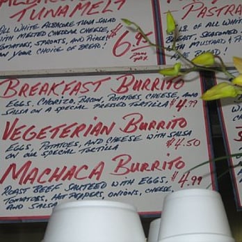 Nick's Deli - Breakfast burrito menu - Delis Near Me - Seal Beach, California