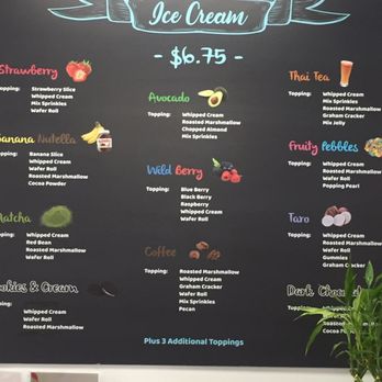 ThirsTea - Menu - Ice Cream & Frozen Yogurt Near Me - Temecula, California
