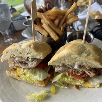 Latitudes - Plain, tasteless fish sandwich. Zero stars for it! - Seafood Near Me - Highland Beach, Florida