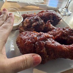 My hand is there for reference