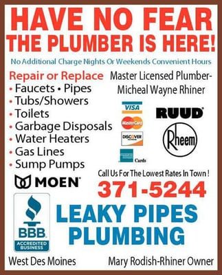LEAKY PIPES PLUMBING - Updated January 2025 - 11 Reviews - 720 Valhigh
