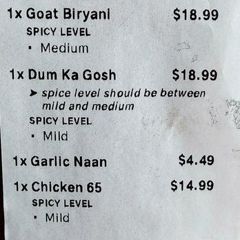 Namaste Biryani Indian Restaurant - Our order. - Food Delivery Services Near Me - Anaheim, California Namaste Biryani Indian Restaurant - Our order. - Food Delivery Services Near Me - Anaheim, California