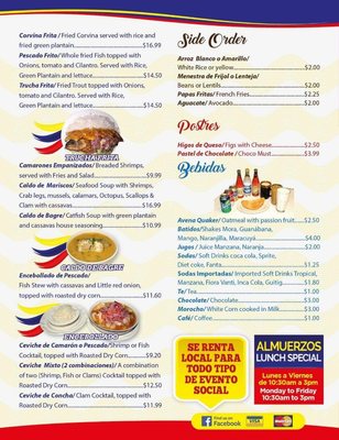 Menu photo 1 Rinconcito Ecuatoriano Chicago, IL
