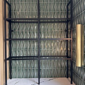 Byrd Ironworks - Three level custom metal shelving unit. - Fences & Gates Near Me Byrd Ironworks - Three level custom metal shelving unit. - Fences & Gates Near Me