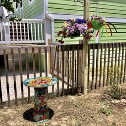 Talavera bird bath Talavera bird bath