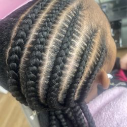 Feed in stitch braids