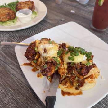 Berry Fresh Cafe - Nashville hot Benedict, insanely good! - Breakfast & Brunch Near Me - West Palm Beach, Florida